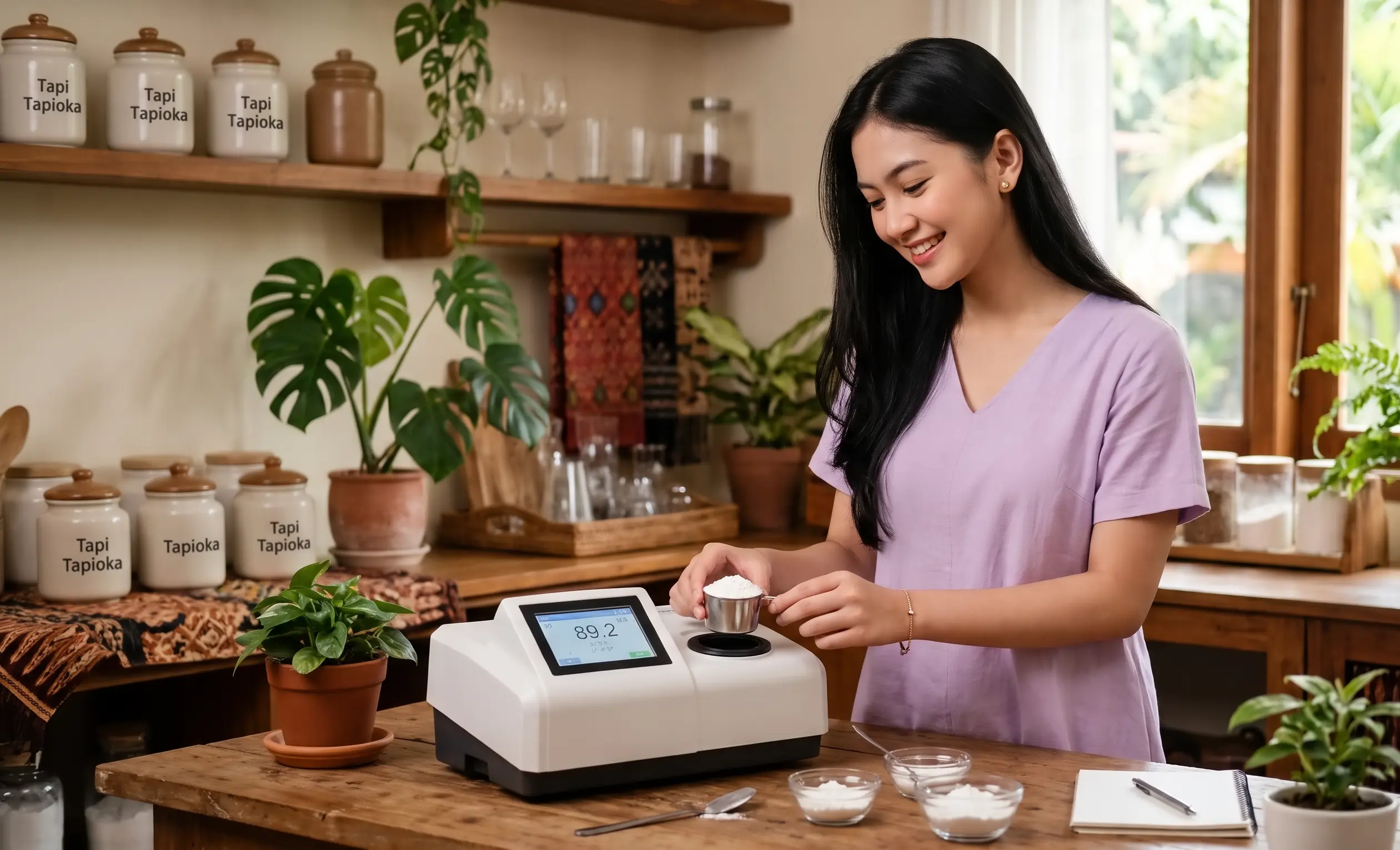 Alat Pengukur Whiteness Index Tepung Kanji Premium