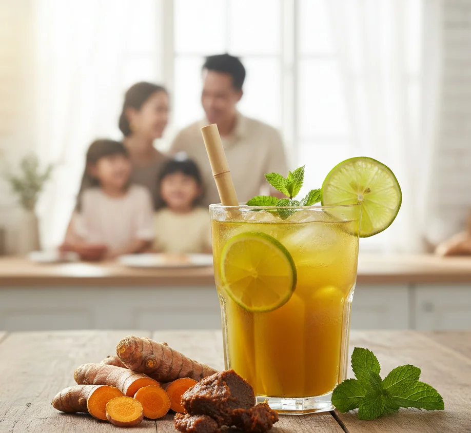 Jamu Kunyit Asam untuk Kesehatan Keluarga Setiap Hari