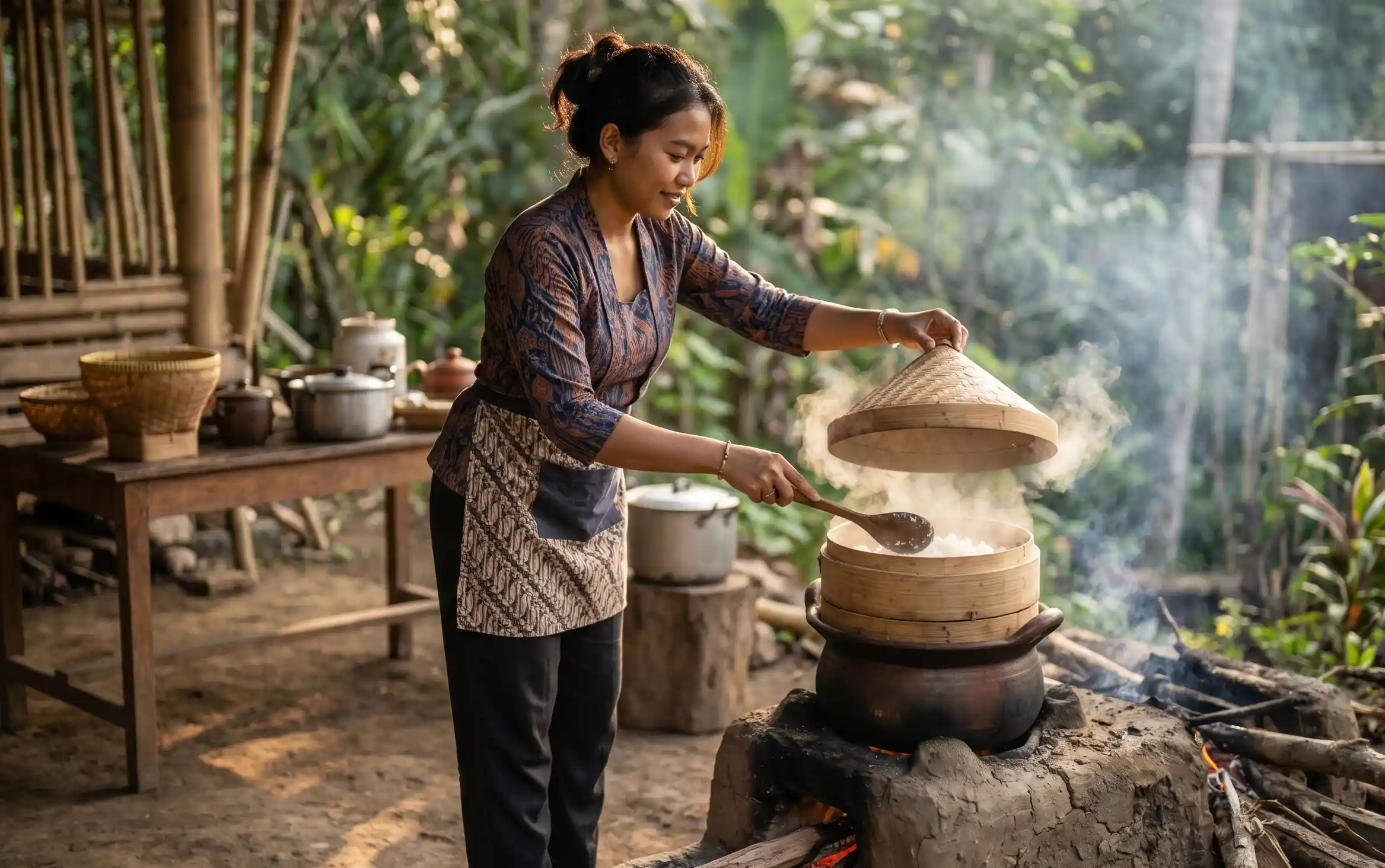 Warisan Rasa, Kelebihan Memasak Nasi dengan Teknik Dandang Tradisional