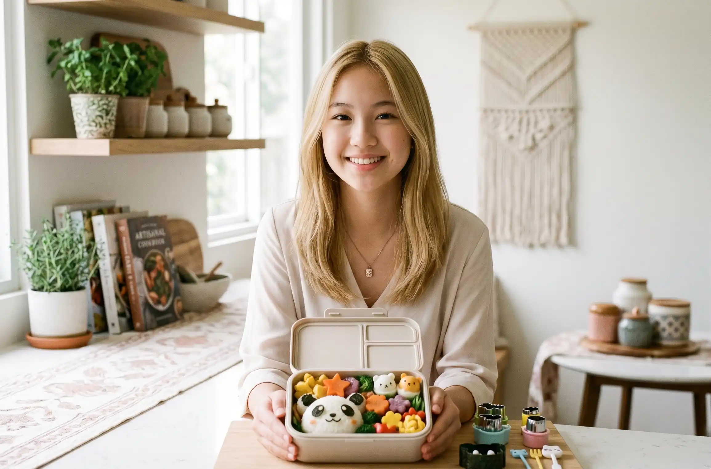 Kreasi Cinta dalam Kotak Bekal, Resep Nasi Bento Karakter yang Lucu dan Sehat