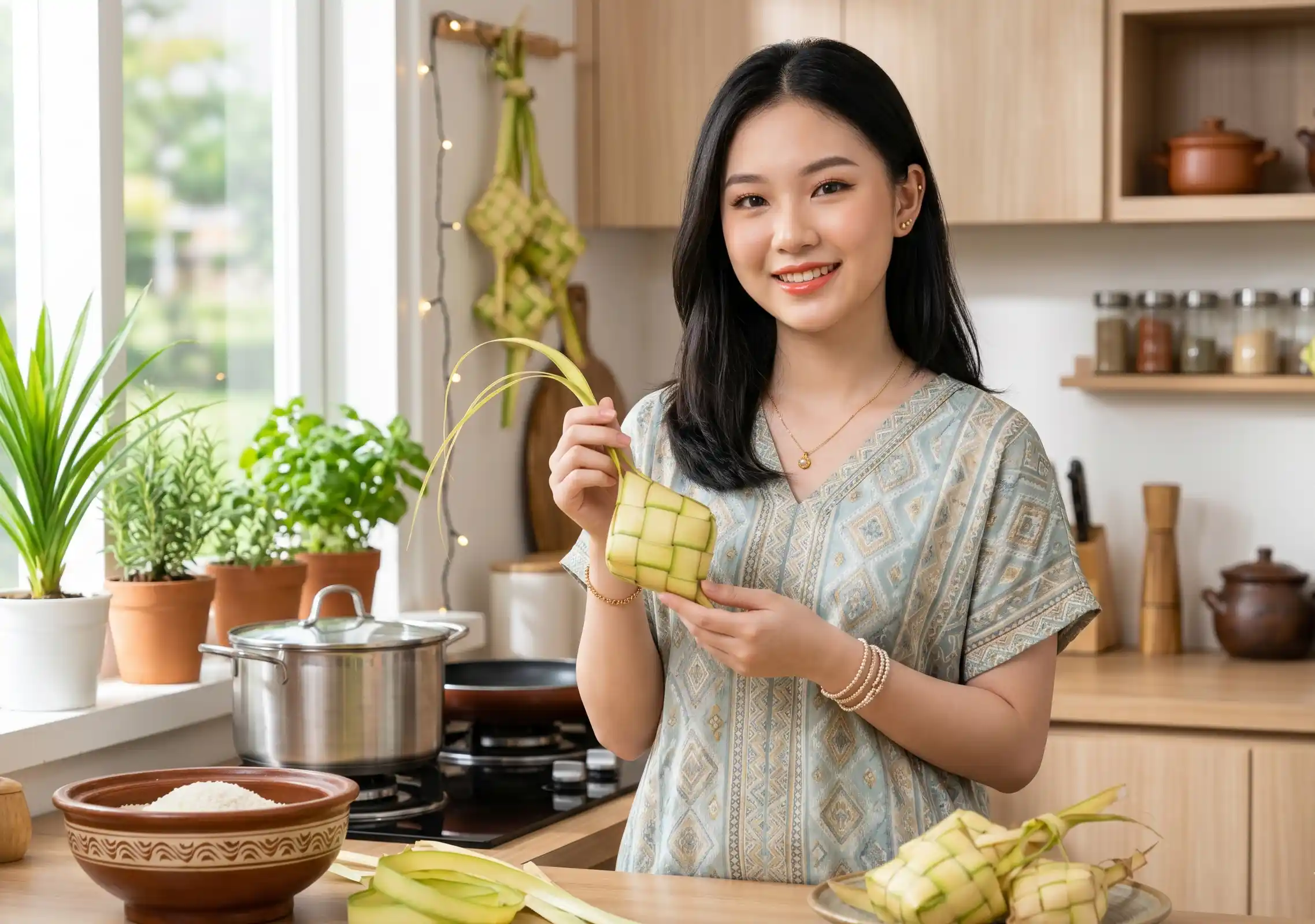 Rahasia Ketupat Lebaran, Tips Masak agar Padat, Kenyal, dan Tahan Lama