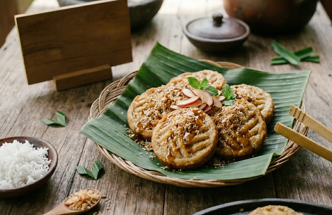 Rangi Panggang Kelapa Tanpa Minyak, Jajanan Tradisional Lebih Sehat