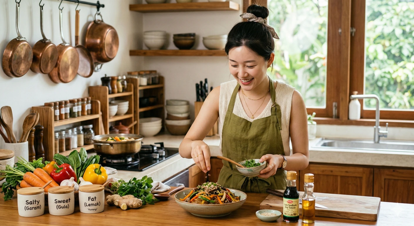 Mengurangi Gula, Garam, Lemak dalam Masakan Tradisional Secara Cerdas