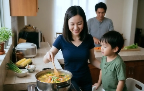 Sup Udang Jagung Manis, Menu Hangat Kaya Mineral untuk Anak cover